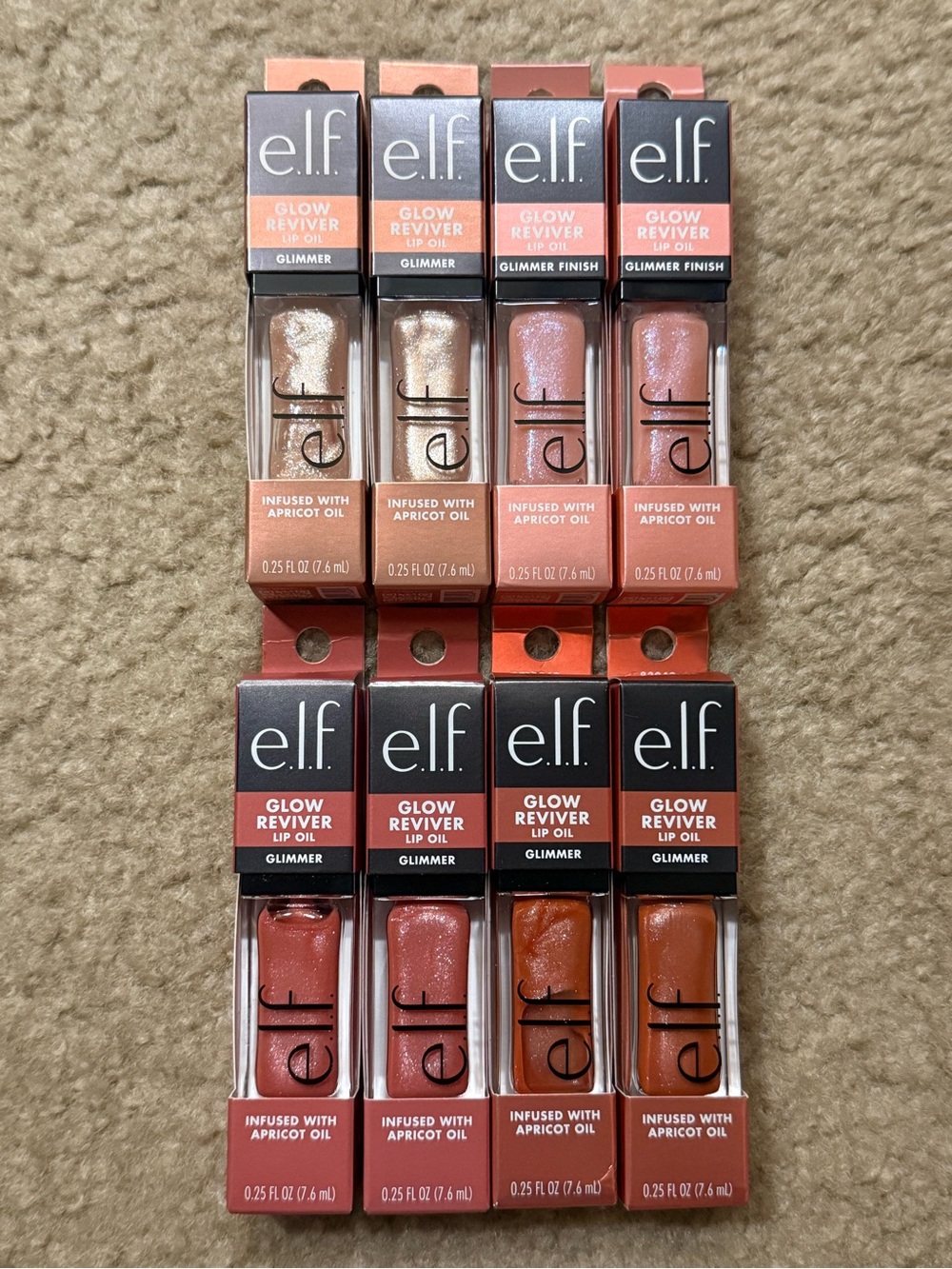 Elf Glow Reviver Lip Oil (Bundle of 8)